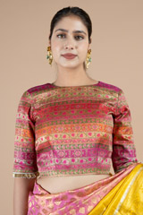 Multi color blouse5258 video